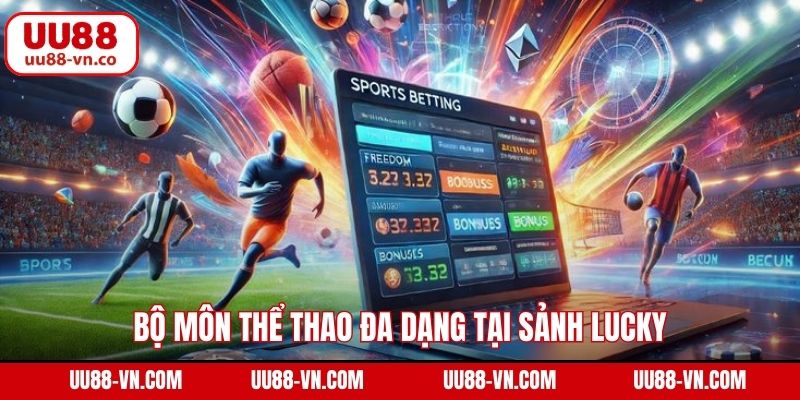 Lucky Sports - Tham Gia Cá Cược Đỉnh Cao Cùng UU88 4 Bộ môn thể thao đa dạng tại sảnh Lucky